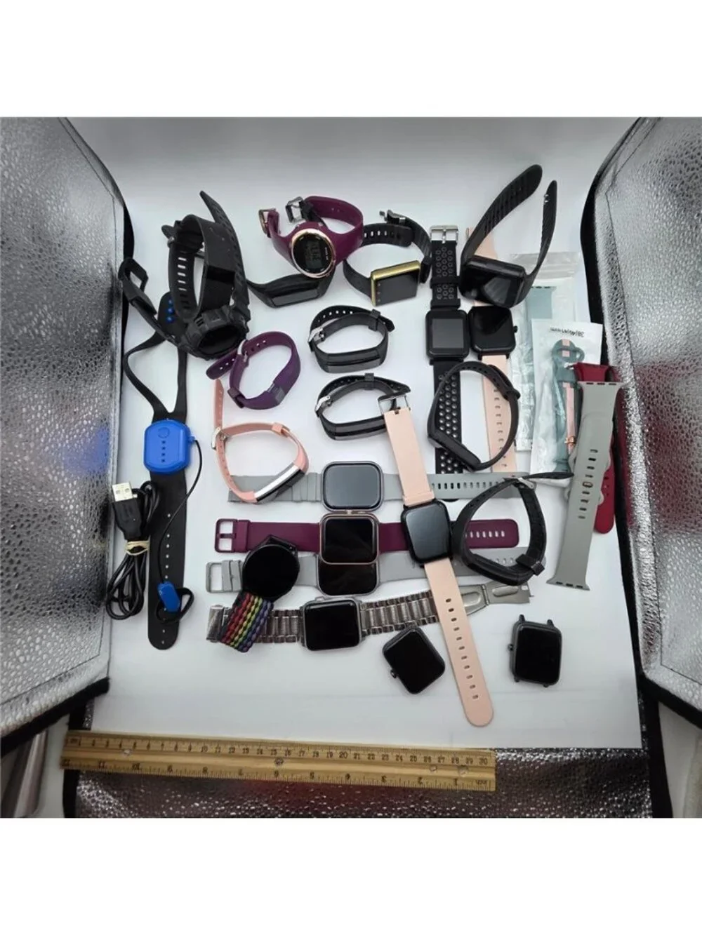 Smart Watch Lot Parts Repair Untested Fitness Tracker  2 lb Mixed Models